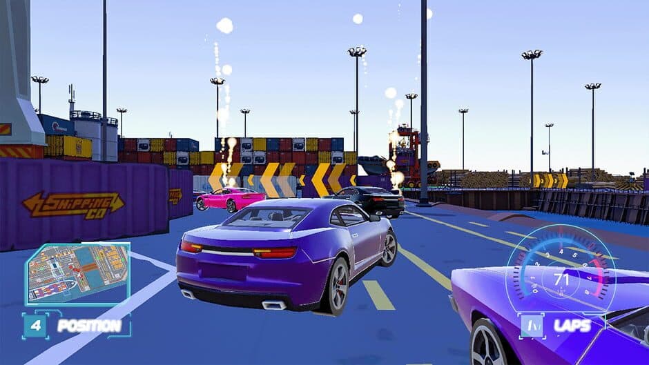 Rally Race Car Simulator Poly: World Driver Arcade Real Driving Games Sim screenshot 1