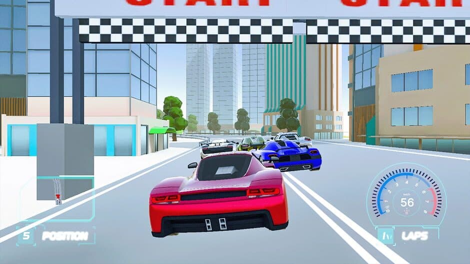 Rally Race Car Simulator Poly: World Driver Arcade Real Driving Games Sim screenshot 3
