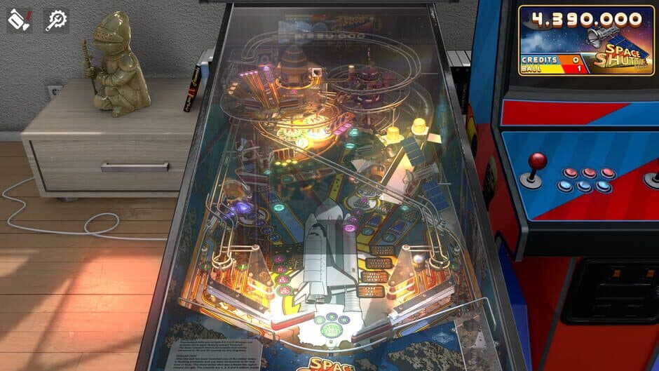 Zaccaria Pinball: Space Shuttle Deluxe Pinball Table screenshot 1