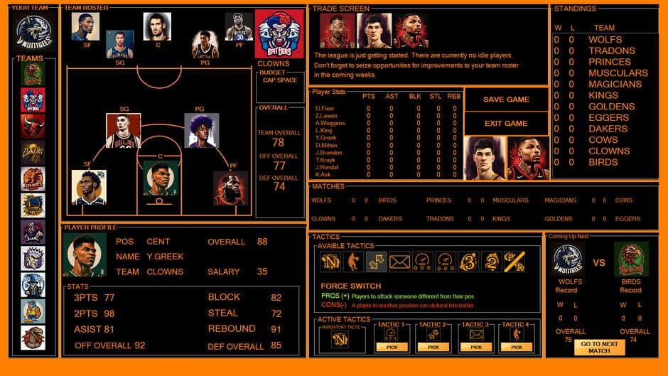 NFBL: National Fantasy Basketball League screenshot 3