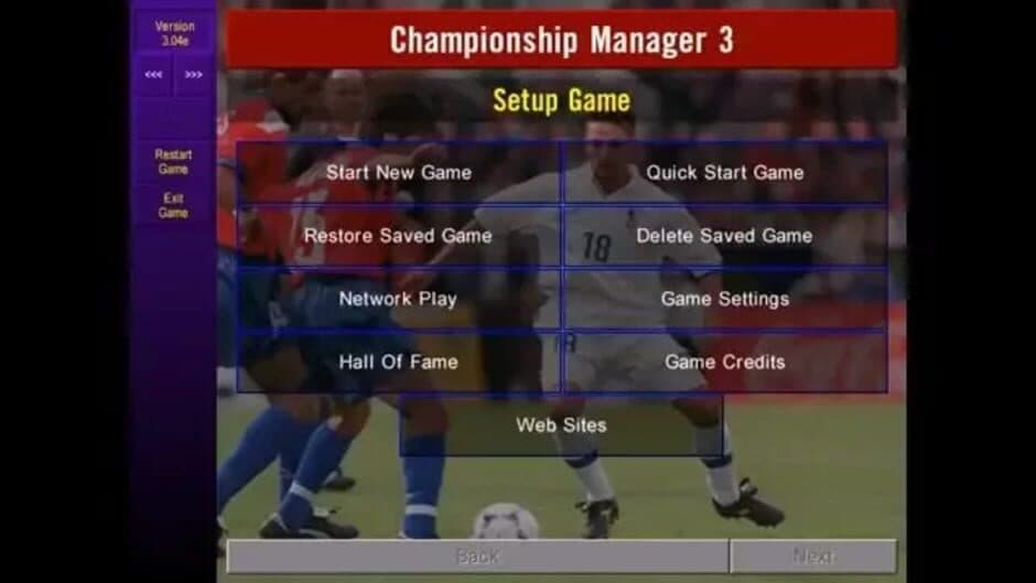 Championship Manager 3 screenshot 1