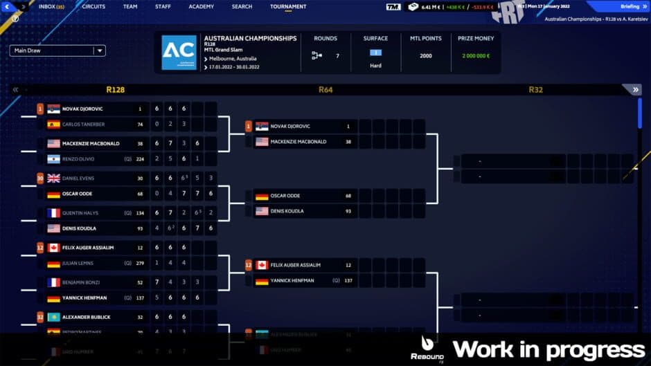 Tennis Manager 2023 screenshot 3