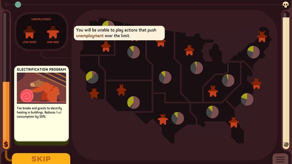 Green New Deal Simulator screenshot 2