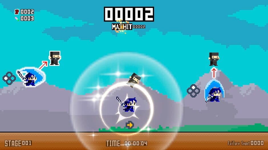 Pixel Game Maker Series: Ninja Otedama R screenshot 1