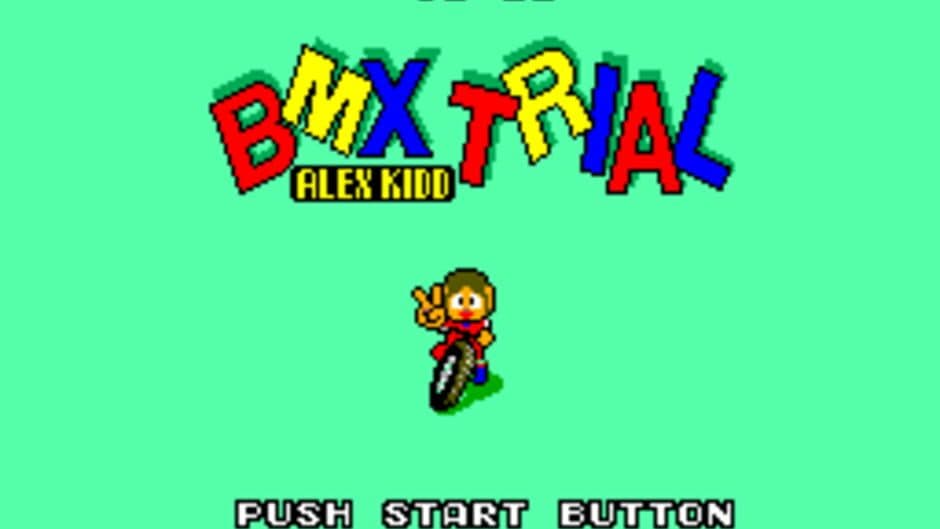 Alex Kidd: BMX Trial screenshot 1