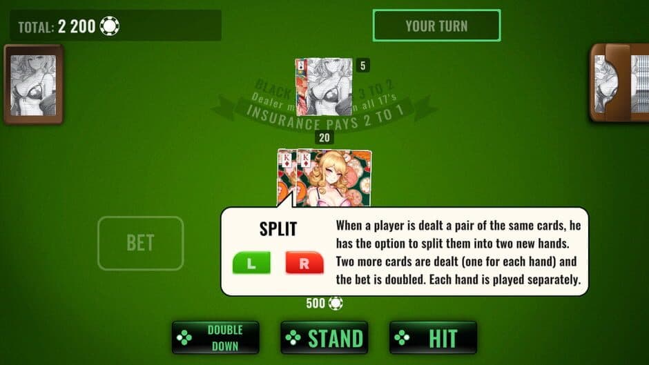 BlackJack Waifu Tour screenshot 4