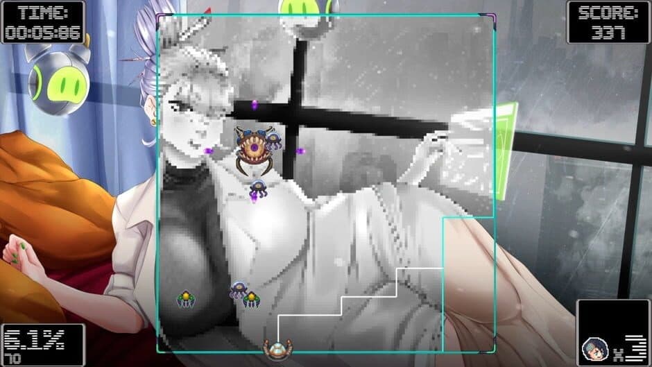 Waifu Space Conquest screenshot 1