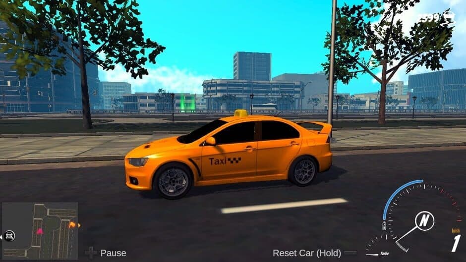 Racing Drift Taxi Car Simulator Ultimate screenshot 1