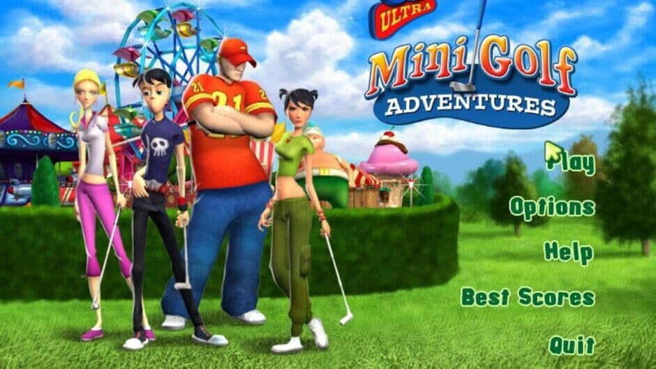 3D Ultra Minigolf Adventures: Carnival screenshot 1