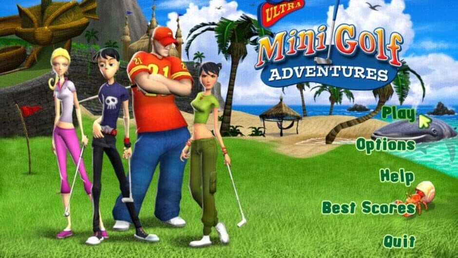 3D Ultra Minigolf Adventures: Lost Island screenshot 1