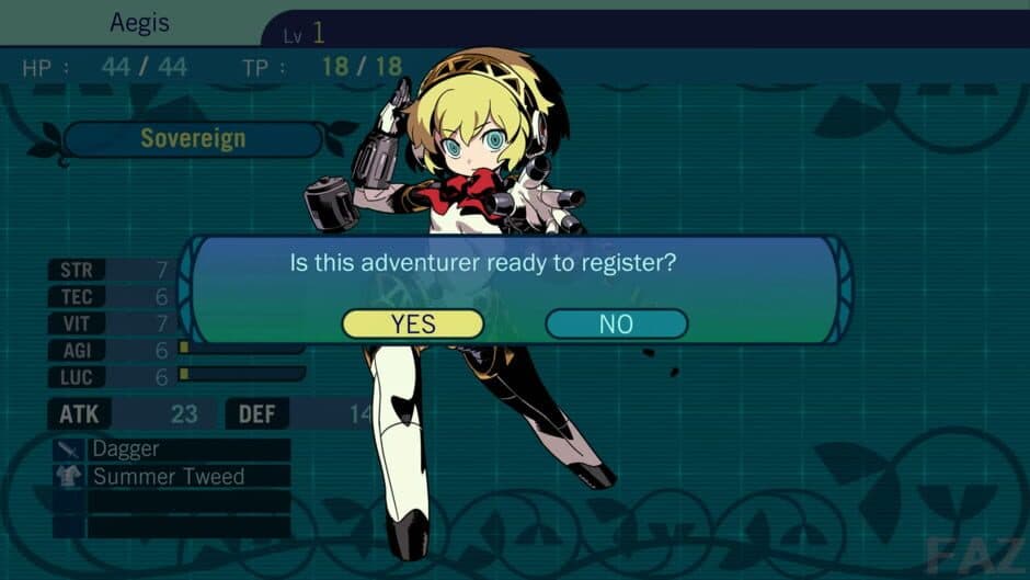 Etrian Odyssey III HD Character Set DLC screenshot 2