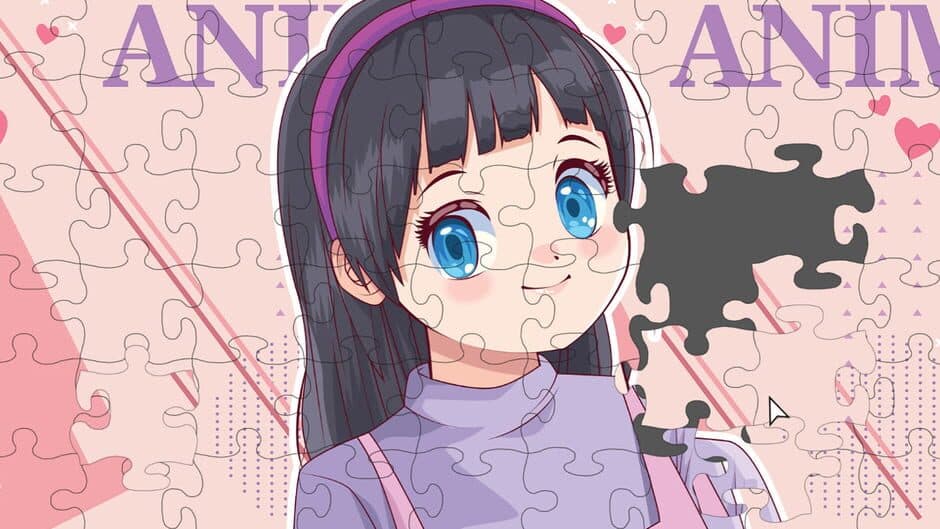 Anime Beauty Girl Puzzle: Love Game History Adventure screenshot 6