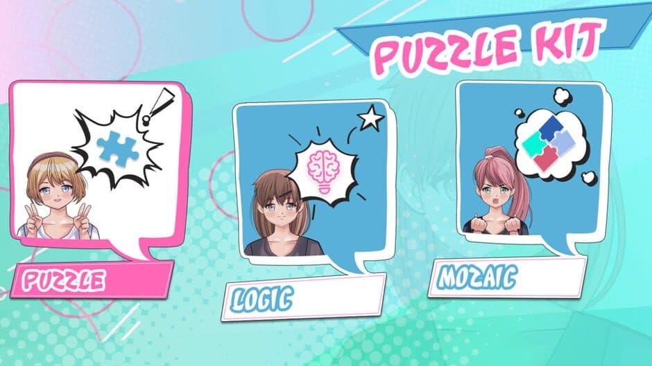 Anime Beauty Girl Puzzle: Love Game History Adventure screenshot 5
