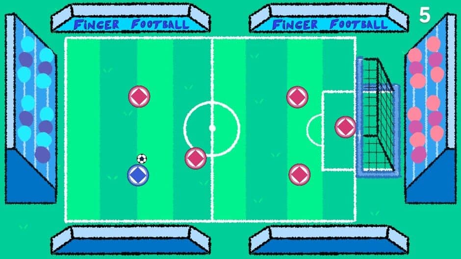 Finger Football: Goal in Two screenshot 1