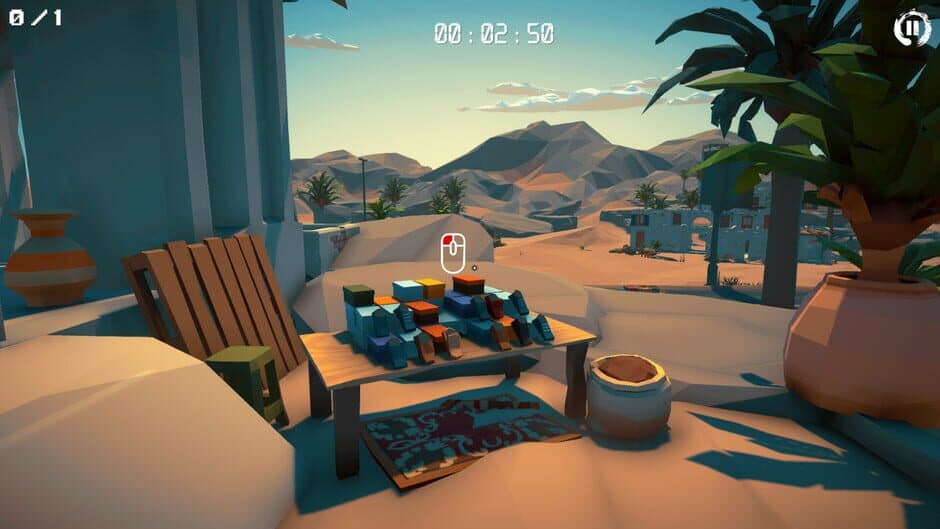 3D Puzzle: Desert Wind screenshot 1