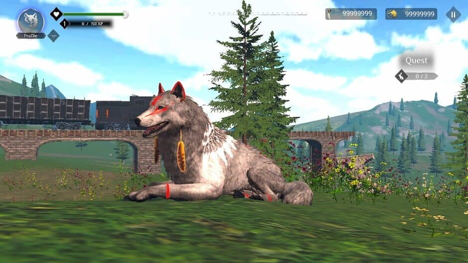 Wolf Simulator screenshot 1