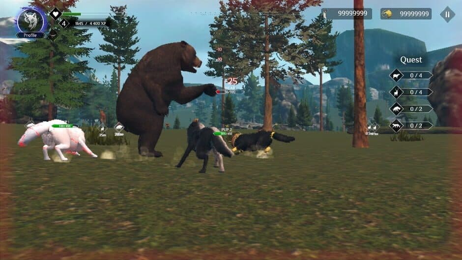 Wolf Simulator screenshot 2