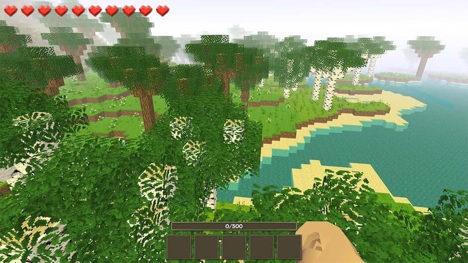 Crafting Block World: Magic Dungeons Adventure screenshot 1