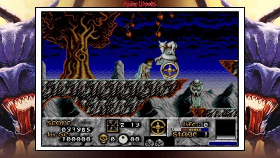 QUByte Classics: Risky Woods screenshot 1