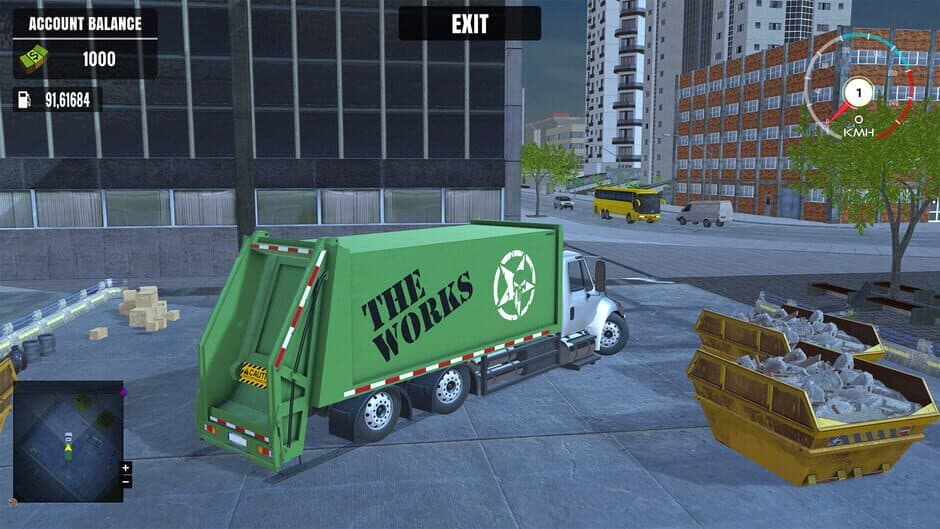Garbage Truck Driving Simulator screenshot 1