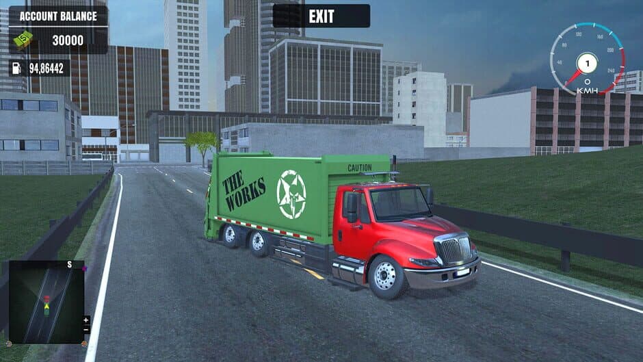 Garbage Truck Driving Simulator screenshot 2