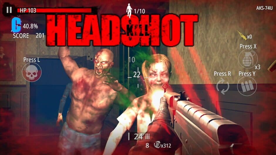 Zombie Hunter: D-Day screenshot 2