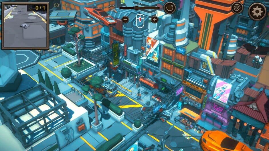 Hidden SciFi City Top-Down 3D screenshot 3