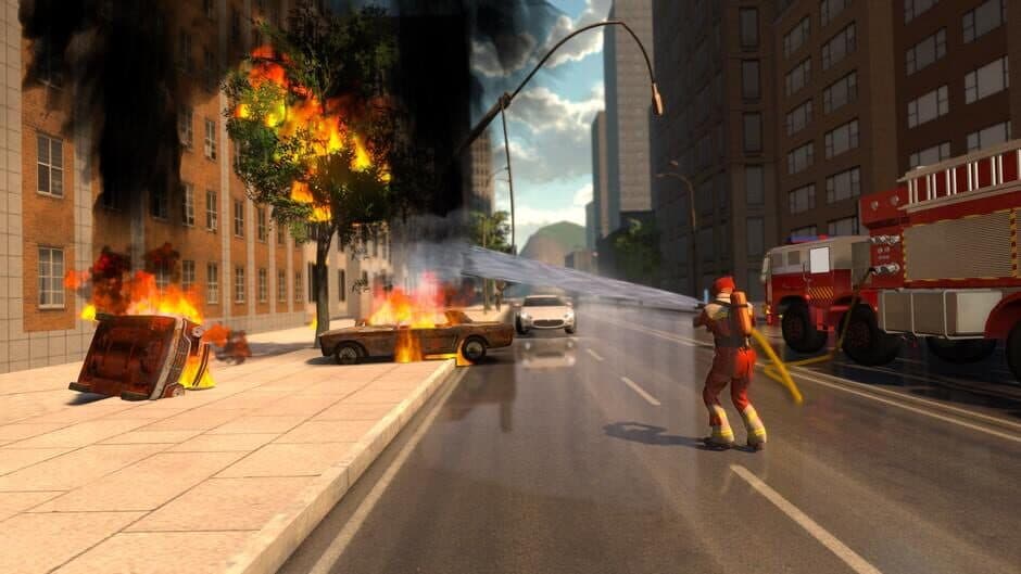 Firefighter Simulator 911: Car Fire Truck Driver screenshot 3