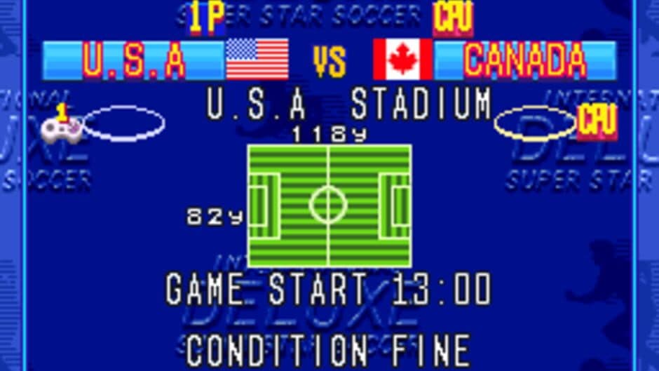 International Superstar Soccer Deluxe Plus screenshot 2