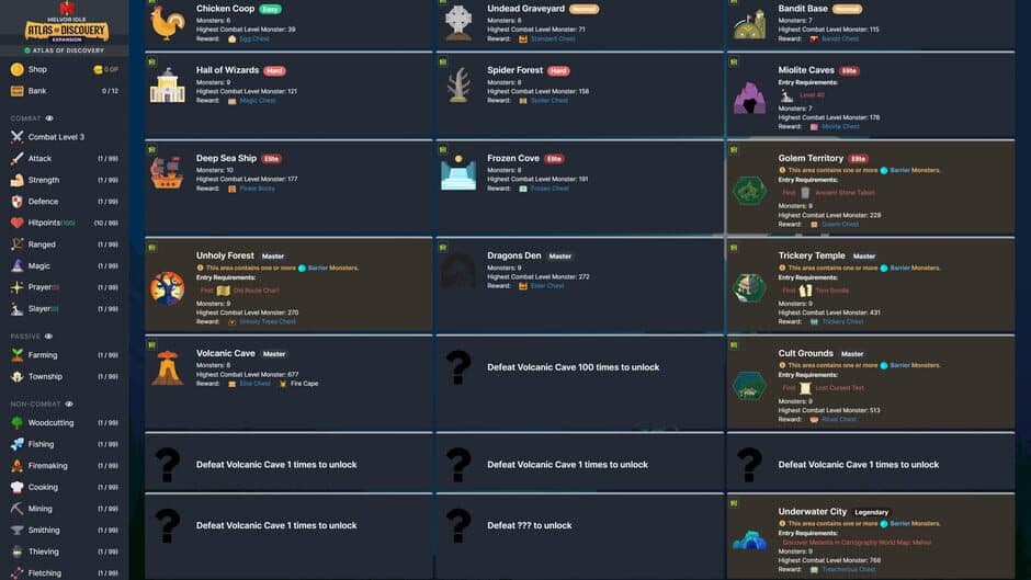 Melvor Idle: Atlas of Discovery screenshot 2