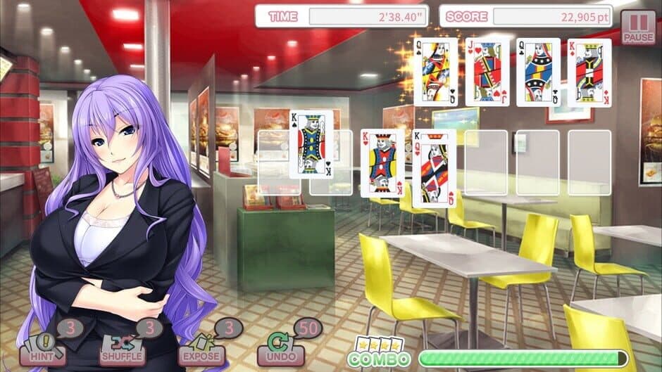 Pretty Girls Klondike Solitaire Plus screenshot 4