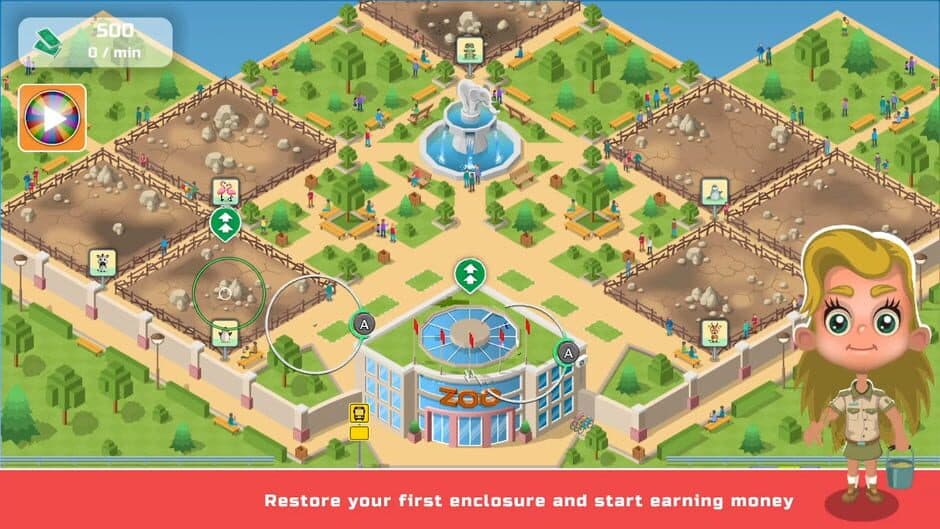 Idle Zoo Park screenshot 1