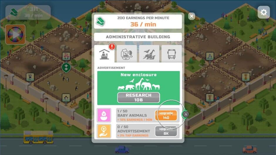 Idle Zoo Park screenshot 2