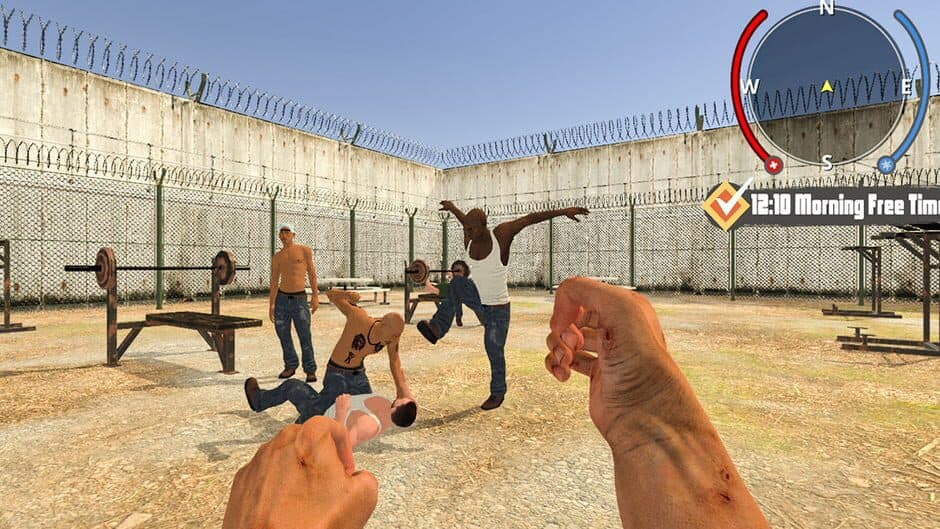 Prison Life Simulator Jail: Gangster Escape Games Scary Architect Battle screenshot 1
