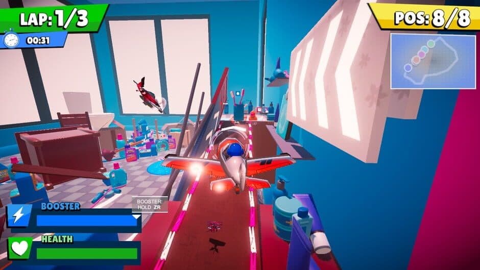 Airplane Race Simulator 2 Player Game screenshot 1