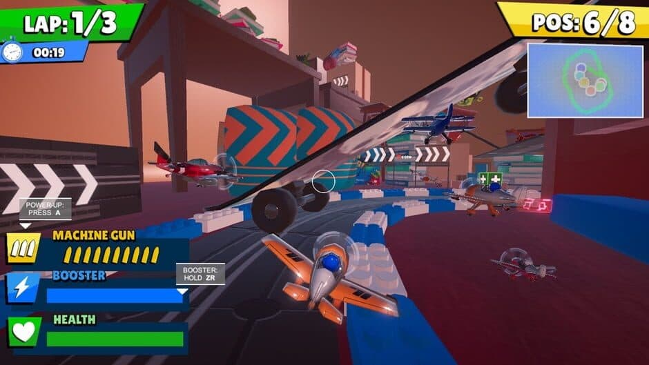 Airplane Race Simulator 2 Player Game screenshot 6