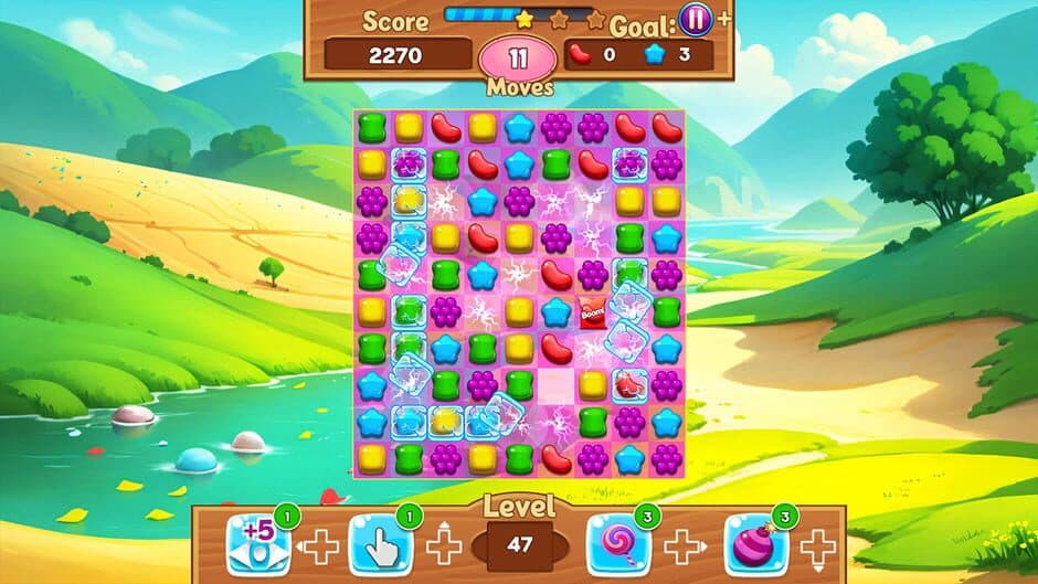 Jelly Fruits Adventure: Magic Match 3 Puzzle screenshot 1
