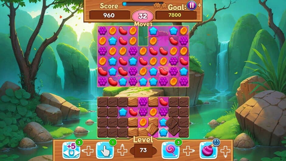 Jelly Fruits Adventure: Magic Match 3 Puzzle screenshot 4