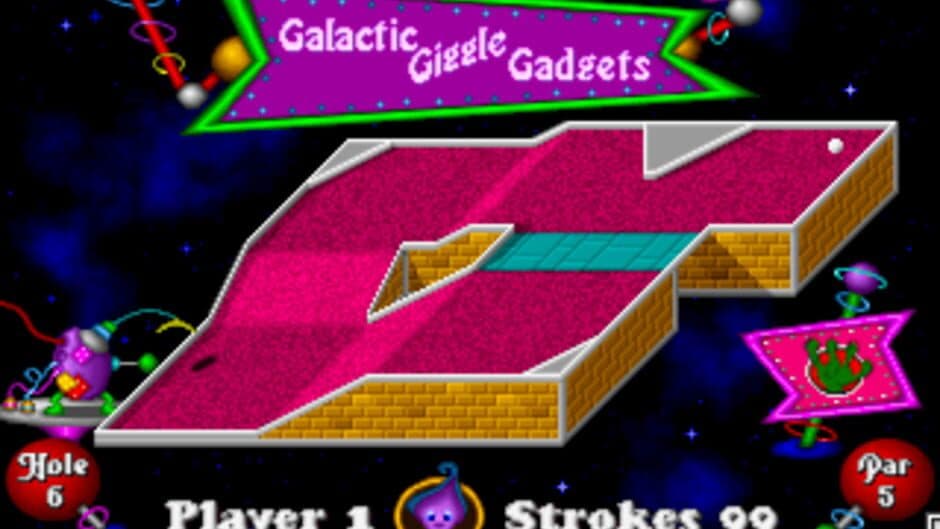 Fuzzy's Cosmic Space Golf screenshot 1