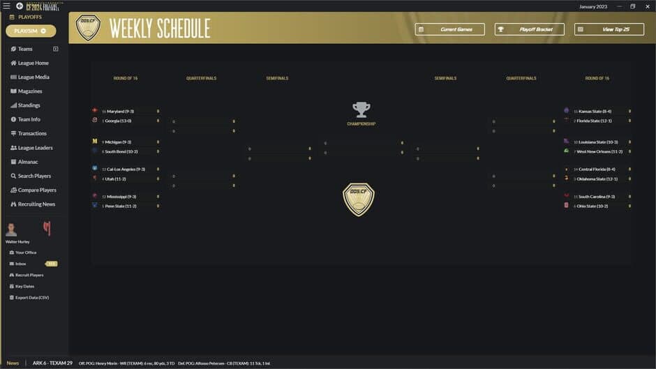 Draft Day Sports: College Football 2024 screenshot 4