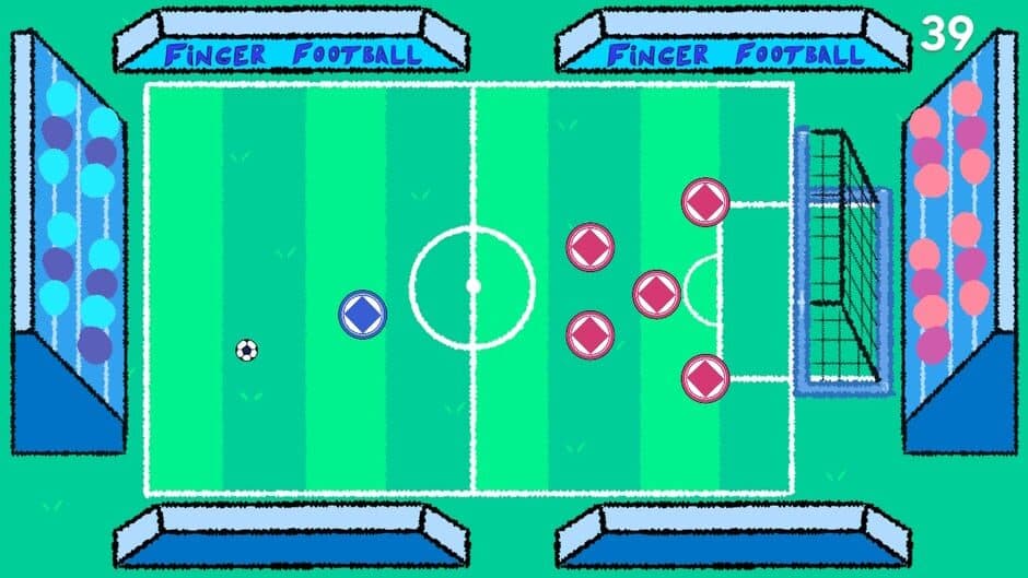 Finger Football: Goal in One + Two screenshot 1