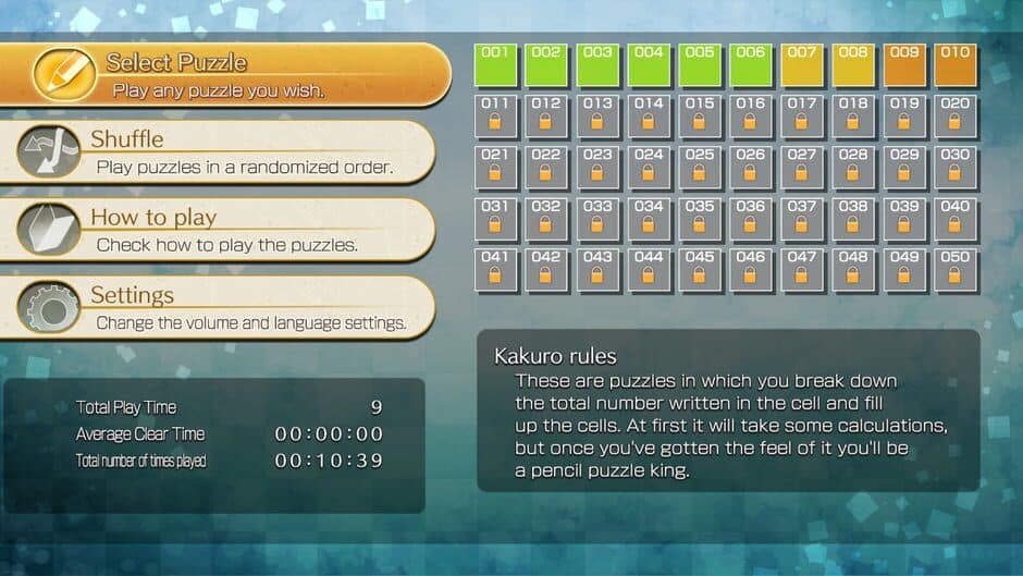 Puzzle by Nikoli S Kakuro screenshot 3