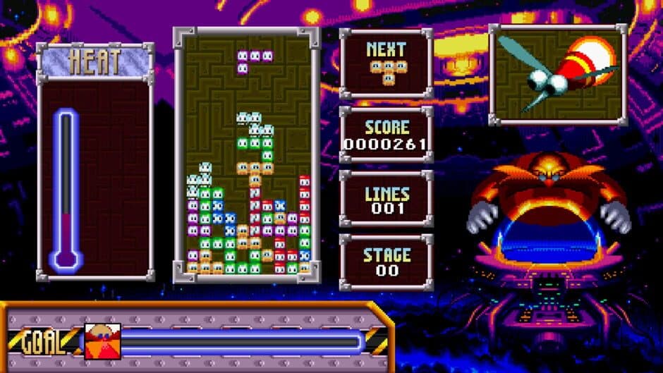 Dr. Robotnik's Mean Bean Tetris screenshot 1