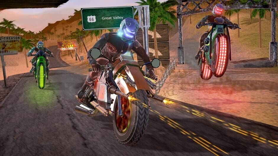 2044 Moto Racer: Cyber Racing Simulator screenshot 3