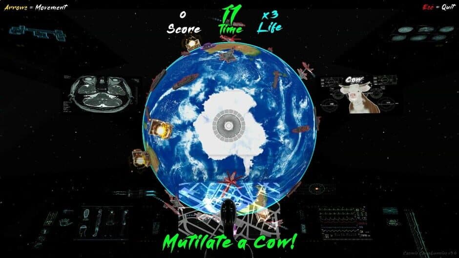 Cosmic Cowabunnies screenshot 1