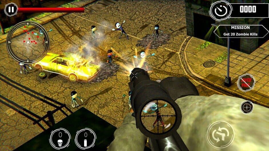 Zombie Sniper Shooter: Stickman War screenshot 5