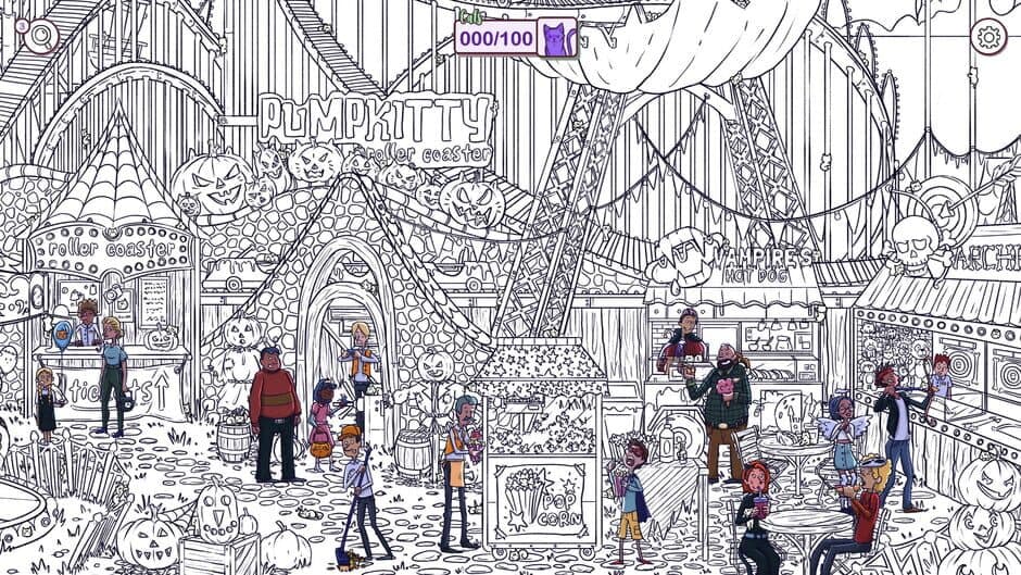 Hidden Cats in Spooky Town screenshot 4