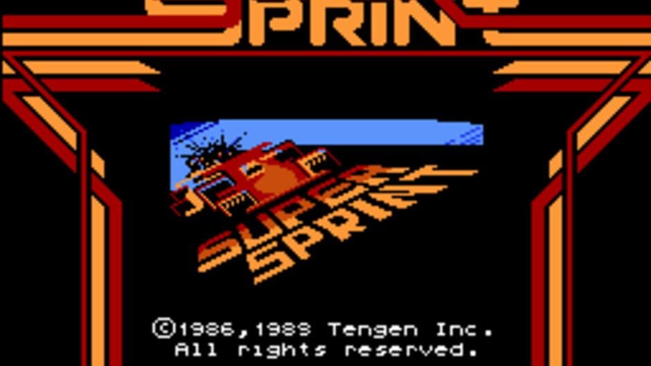 Super Sprint screenshot 1