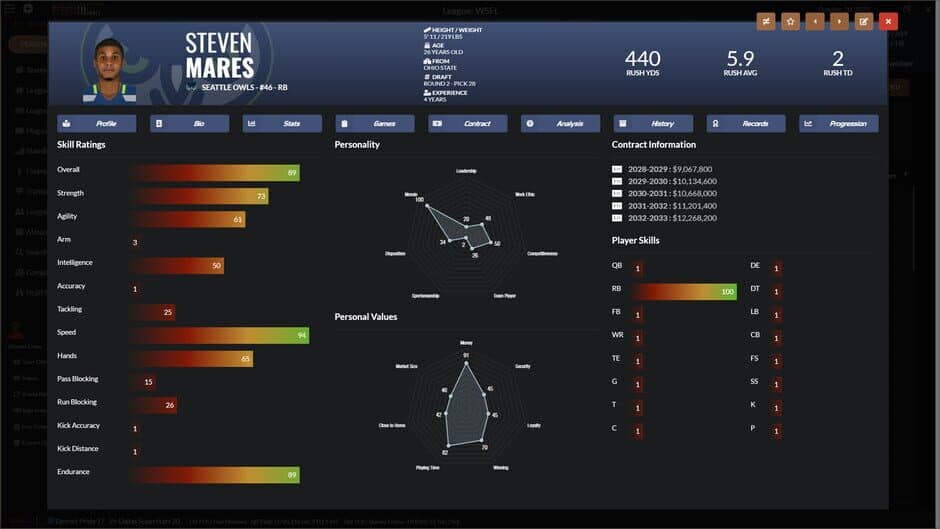 Draft Day Sports: Pro Football 2024 screenshot 5