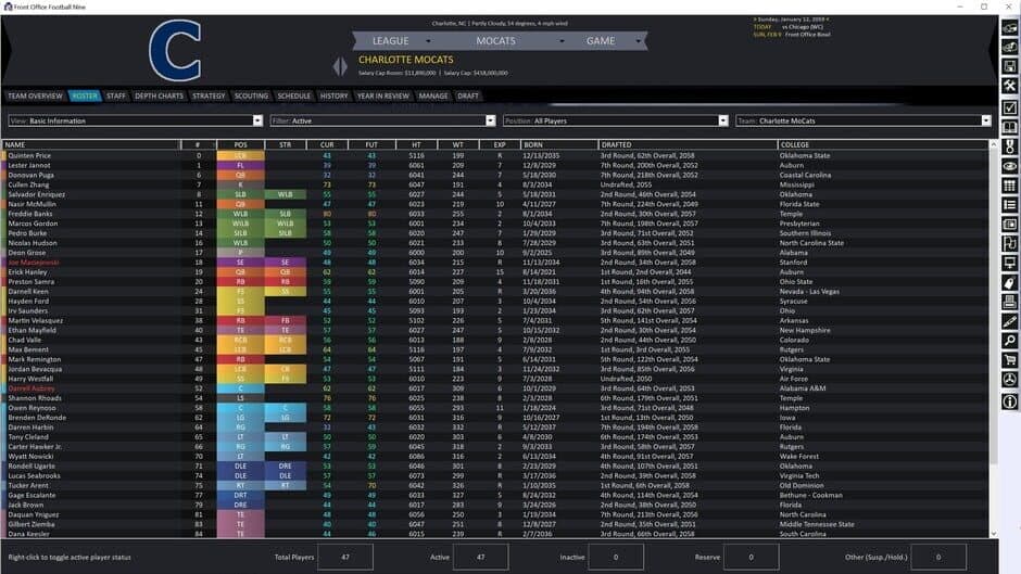 Front Office Football Nine screenshot 6